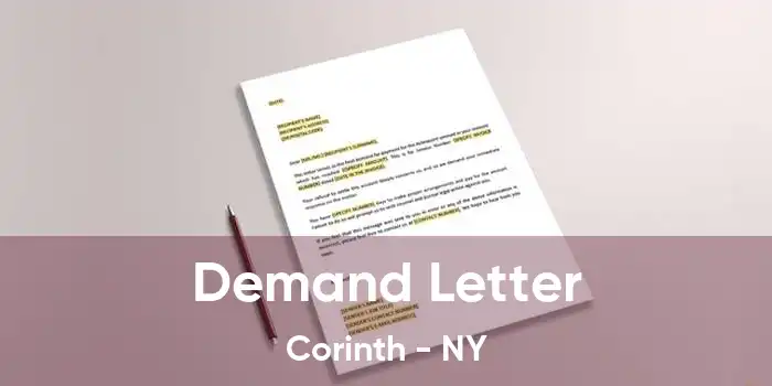 Demand Letter Corinth - NY