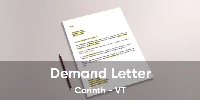 Demand Letter Corinth - VT