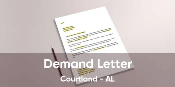 Demand Letter Courtland - AL