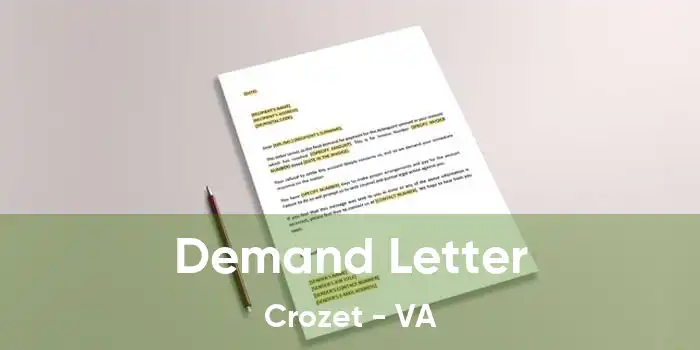 Demand Letter Crozet - VA