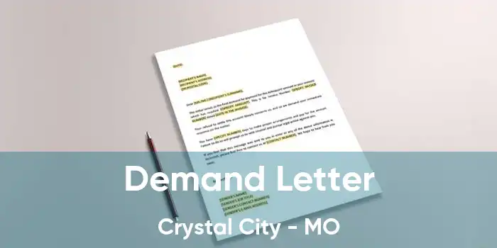 Demand Letter Crystal City - MO