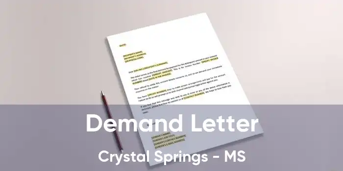 Demand Letter Crystal Springs - MS