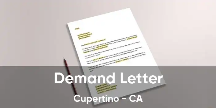 Demand Letter Cupertino - CA