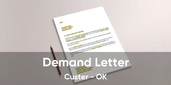  Demand Letter Custer - OK