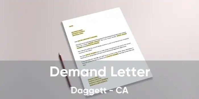 Demand Letter Daggett - CA