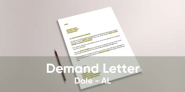 Demand Letter Dale - AL