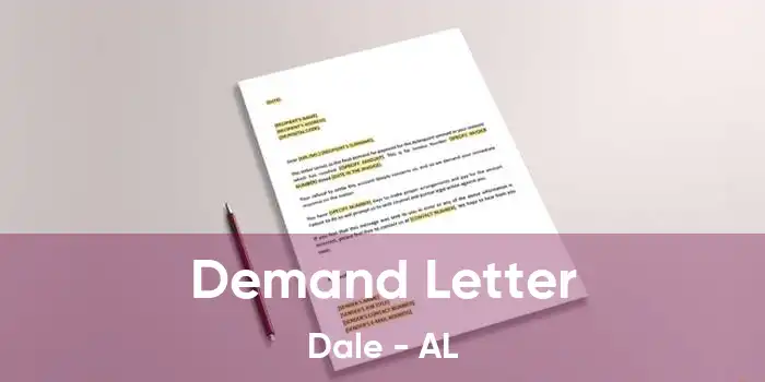 Demand Letter Dale - AL