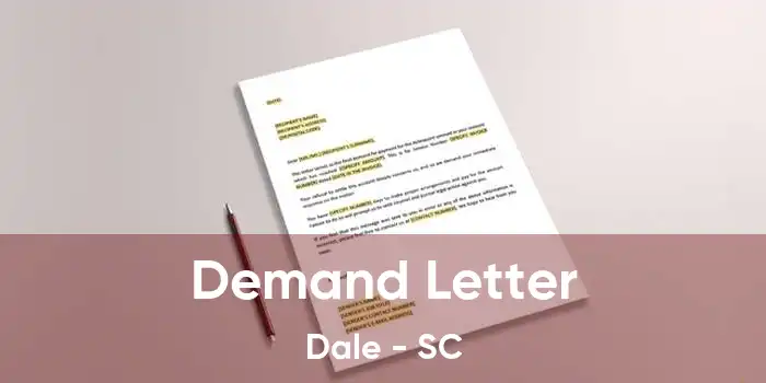 Demand Letter Dale - SC