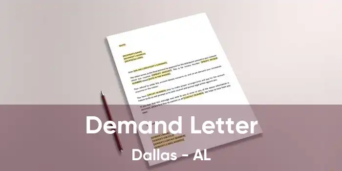 Demand Letter Dallas - AL