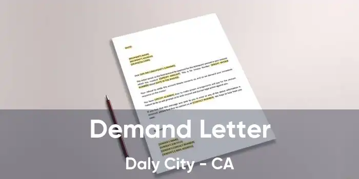 Demand Letter Daly City - CA