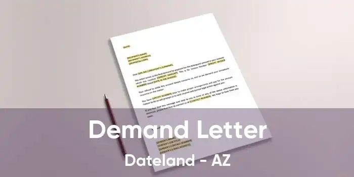 Demand Letter Dateland - AZ