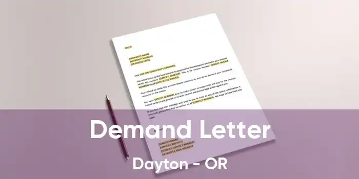 Demand Letter Dayton - OR