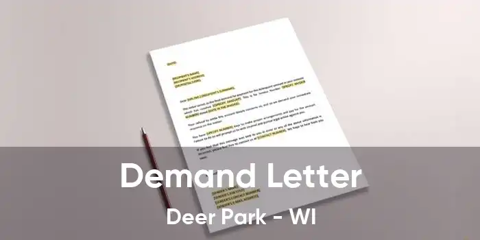 Demand Letter Deer Park - WI