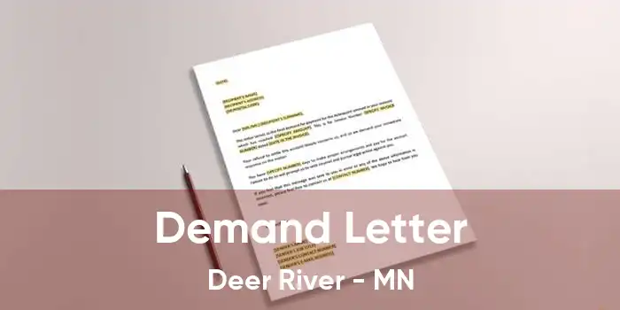 Demand Letter Deer River - MN