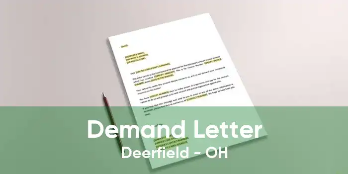 Demand Letter Deerfield - OH
