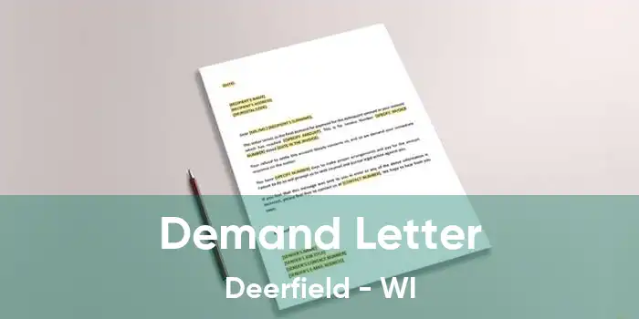 Demand Letter Deerfield - WI