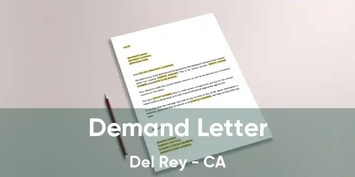  Demand Letter Del Rey - CA