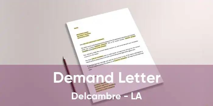  Demand Letter Delcambre - LA