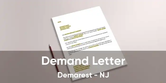 Demand Letter Demarest - NJ