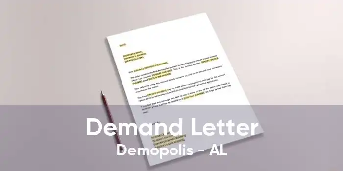 Demand Letter Demopolis - AL