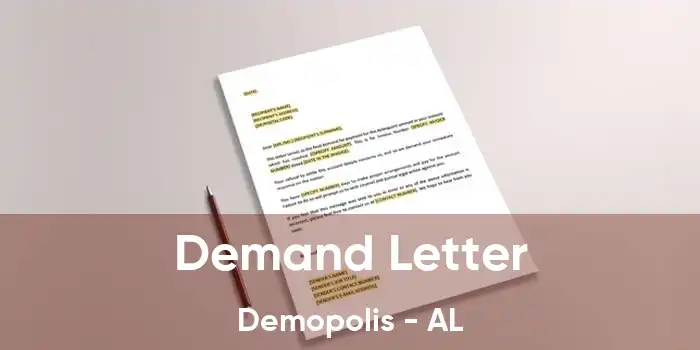 Demand Letter Demopolis - AL