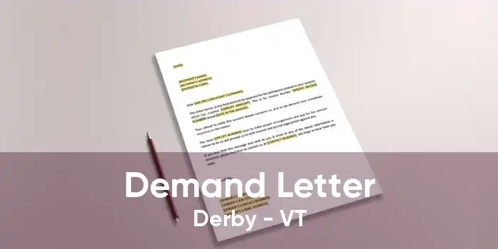 Demand Letter Derby - VT