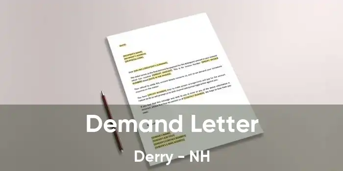 Demand Letter Derry - NH