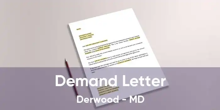 Demand Letter Derwood - MD