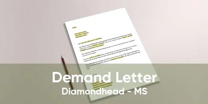 Demand Letter Diamondhead - MS