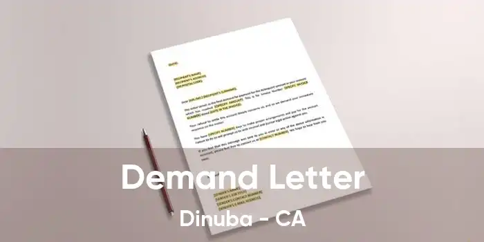 Demand Letter Dinuba - CA