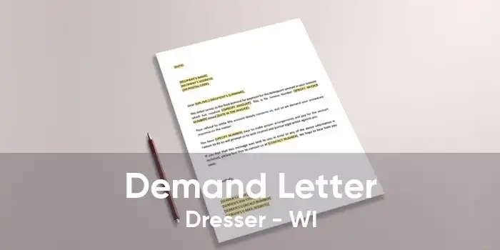 Demand Letter Dresser - WI