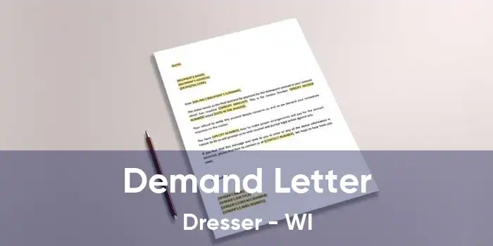 Demand Letter Dresser - WI