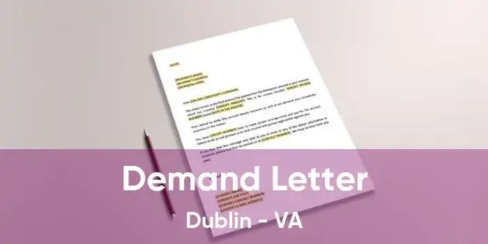 Demand Letter Dublin - VA