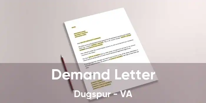 Demand Letter Dugspur - VA