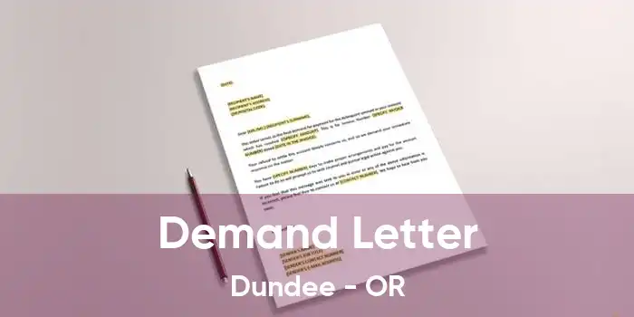 Demand Letter Dundee - OR