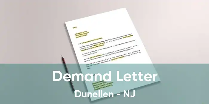  Demand Letter Dunellen - NJ