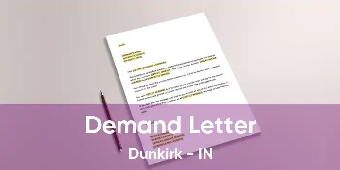 Demand Letter Dunkirk - IN