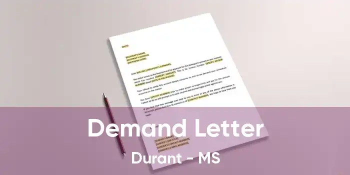  Demand Letter Durant - MS