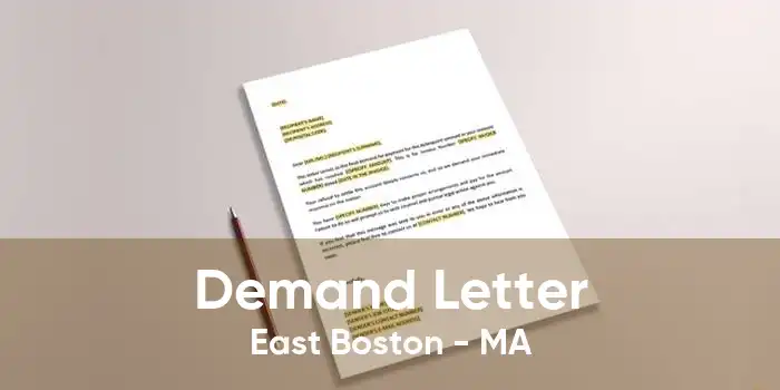 Demand Letter East Boston - MA