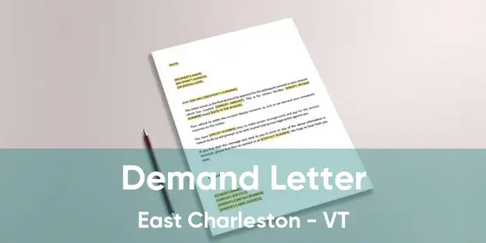 Demand Letter East Charleston - VT