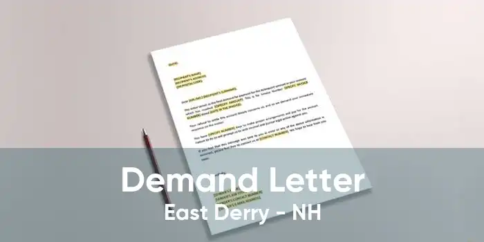 Demand Letter East Derry - NH