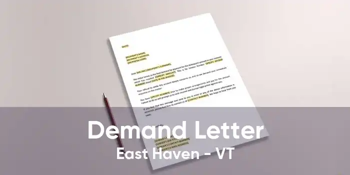 Demand Letter East Haven - VT