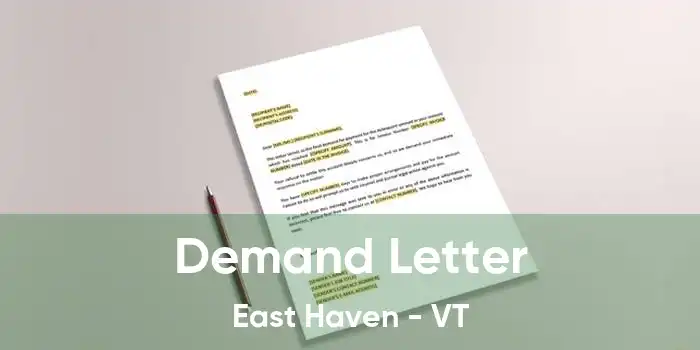 Demand Letter East Haven - VT