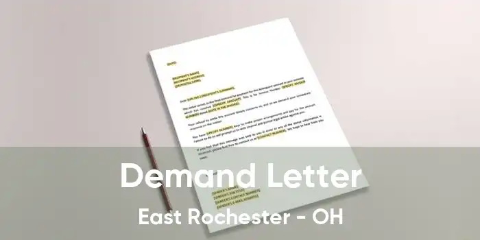 Demand Letter East Rochester - OH