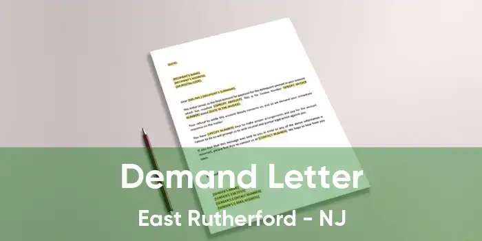 Demand Letter East Rutherford - NJ