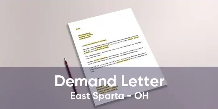 Demand Letter East Sparta - OH