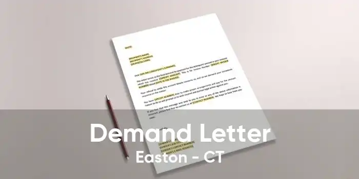 Demand Letter Easton - CT