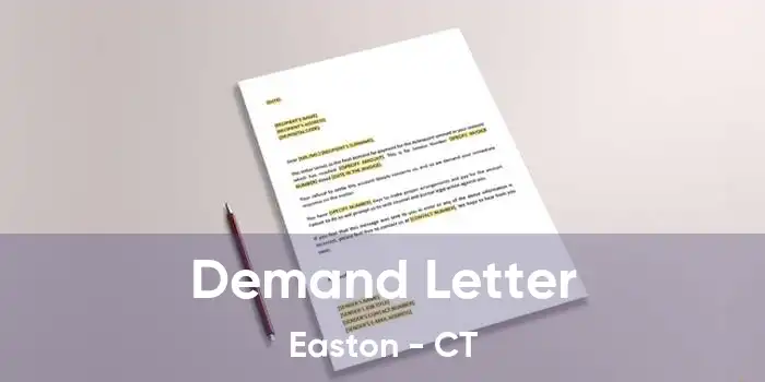 Demand Letter Easton - CT