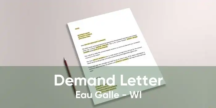 Demand Letter Eau Galle - WI