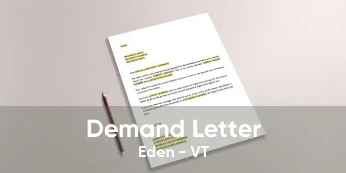 Demand Letter Eden - VT